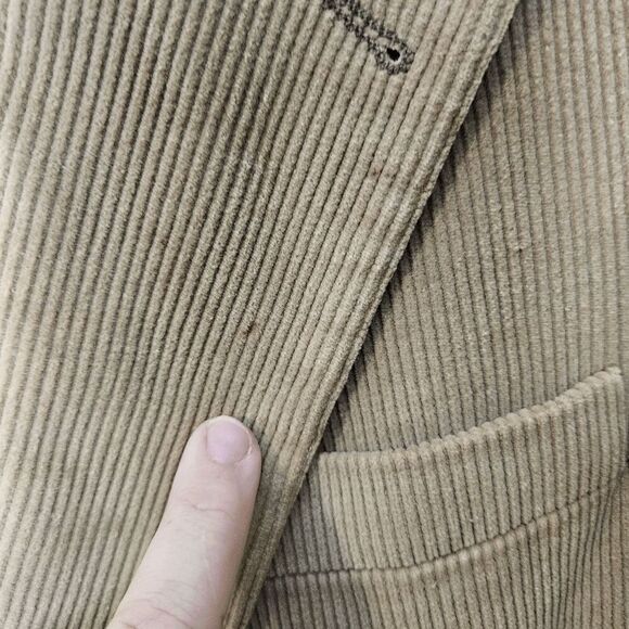 Raleighs Corduroy Collection Mens Blazer Sport Coat Jacket Tortoiseshell 2 Butto - Picture 8 of 8